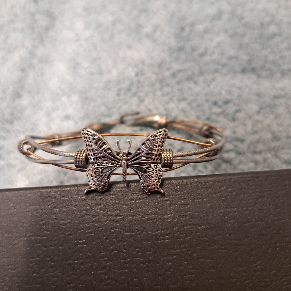 Silver Butterfly Bracelet